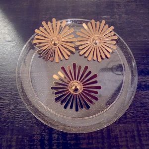 🔹3/$20 Gold Ring & Earrings Set, New